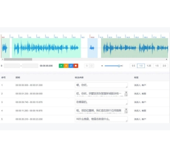语音转写标注